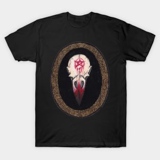 Crow Skull Cameo T-Shirt